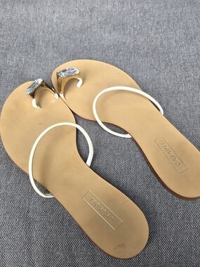 Casadei Soraya Toe Jewel Flat Sandal